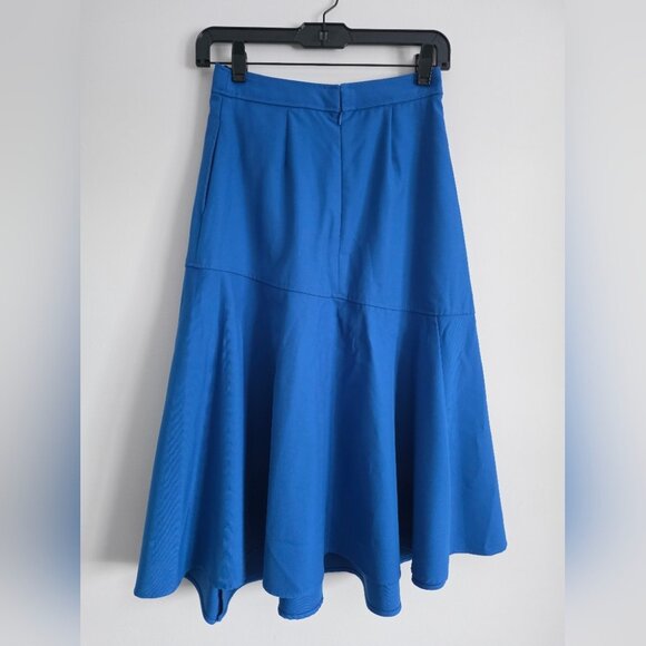 NWT JW ANDERSON × UNIQLO | Asymmetric Skirt Royal Blue Sz 0 - Picture 3 of 7